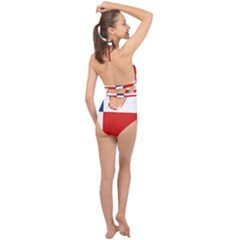 Halter Front Plunge Swimsuit 