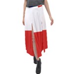 Banskobystricky Flag Velour Split Maxi Skirt