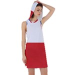 Banskobystricky Flag Racer Back Hoodie Dress