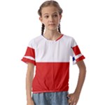 Banskobystricky Flag Kids  Cuff Sleeve Scrunch Bottom Tee