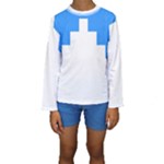 Akershus Flag Kids  Long Sleeve Swimwear