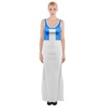 Akershus Flag Thigh Split Maxi Dress