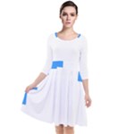 Akershus Flag Quarter Sleeve Waist Band Dress