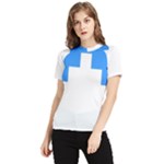 Akershus Flag Women s Short Sleeve Rash Guard