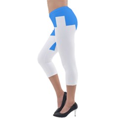 Lightweight Velour Capri Leggings  