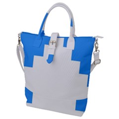 Buckle Top Tote Bag 