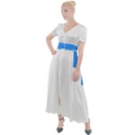 Akershus Flag Button Up Short Sleeve Maxi Dress