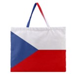 Czech Republic Zipper Large Tote Bag