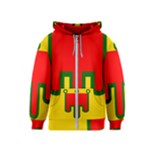 Auvergne Flag Kids  Zipper Hoodie