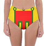 Auvergne Flag Reversible High-Waist Bikini Bottoms