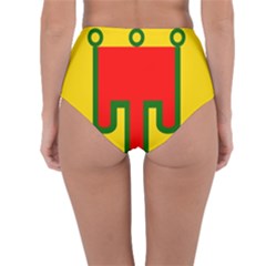 Reversible High-Waist Bikini Bottoms 