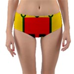 Auvergne Flag Reversible Mid-Waist Bikini Bottoms