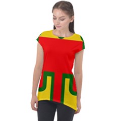 Cap Sleeve High Low Top 