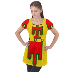Puff Sleeve Tunic Top 