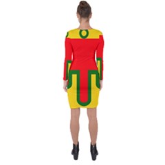 Asymmetric Cut-Out Shift Dress 