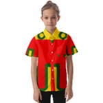 Auvergne Flag Kids  Short Sleeve Shirt