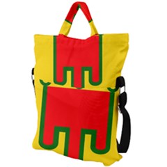 Fold Over Handle Tote Bag 