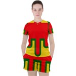 Auvergne Flag Women s Tee and Shorts Set