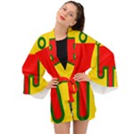 Auvergne Flag Long Sleeve Kimono