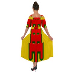 Shoulder Straps Boho Maxi Dress  