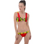 Auvergne Flag Ring Detail Crop Bikini Set