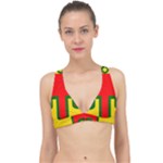 Auvergne Flag Classic Banded Bikini Top