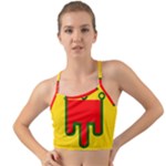 Auvergne Flag Mini Tank Bikini Top