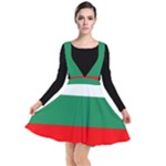 Bulgaria Plunge Pinafore Dress