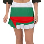Bulgaria Fishtail Mini Chiffon Skirt