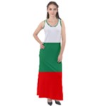 Bulgaria Sleeveless Velour Maxi Dress