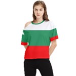 Bulgaria One Shoulder Cut Out Tee