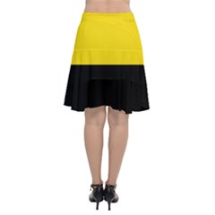 Chiffon Wrap Front Skirt 