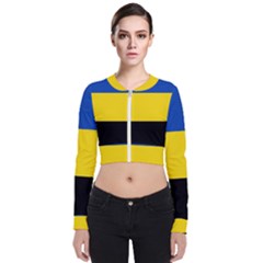 Long Sleeve Zip Up Bomber Jacket 