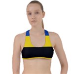 Gelderland Flag Criss Cross Racerback Sports Bra