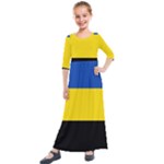 Gelderland Flag Kids  Quarter Sleeve Maxi Dress