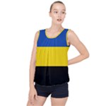 Gelderland Flag Bubble Hem Chiffon Tank Top