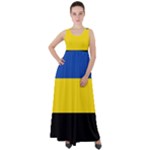 Gelderland Flag Empire Waist Velour Maxi Dress