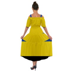 Shoulder Straps Boho Maxi Dress  