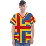 Aaland Men s V-Neck Scrub Top