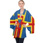 Aaland Long Sleeve Velvet Kimono 