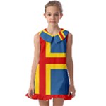 Aaland Kids  Pilgrim Collar Ruffle Hem Dress