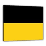 Baden Wurttemberg Flag Canvas 24  x 20  (Stretched)