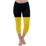 Baden Wurttemberg Flag Capri Winter Leggings 