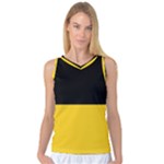 Baden Wurttemberg Flag Women s Basketball Tank Top