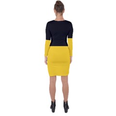 Asymmetric Cut-Out Shift Dress 