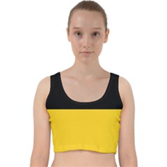Velvet Racer Back Crop Top 