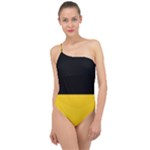 Baden Wurttemberg Flag Classic One Shoulder Swimsuit