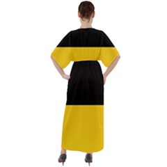 V-Neck Boho Style Maxi Dress 