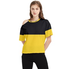 One Shoulder Cut Out T-Shirt 