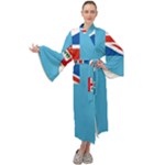 Fiji Maxi Velour Kimono